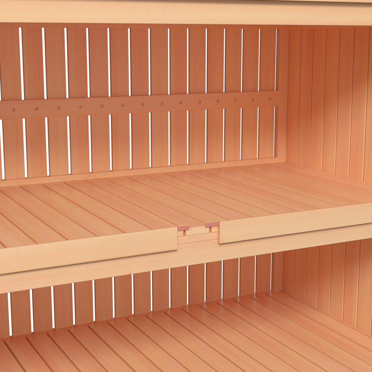 GARTENKOMMODE 110/75/35 cm  - Akaziefarben, MODERN, Holz/Kunststoff (110/75/35cm) - Ambia Garden