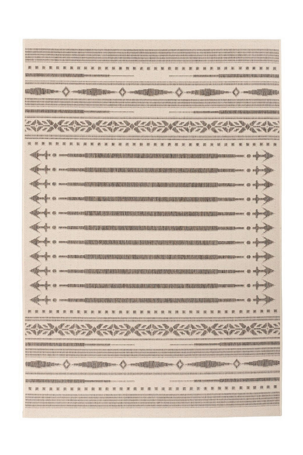 LÄUFER 80/150 cm Splash 225 Creme / Braun  - Creme/Braun, Konventionell, Textil (80/150cm)