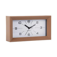 WANDUHR  Mokka  - Mokka, Basics, Kunststoff (20/11/6cm) - Karlsson