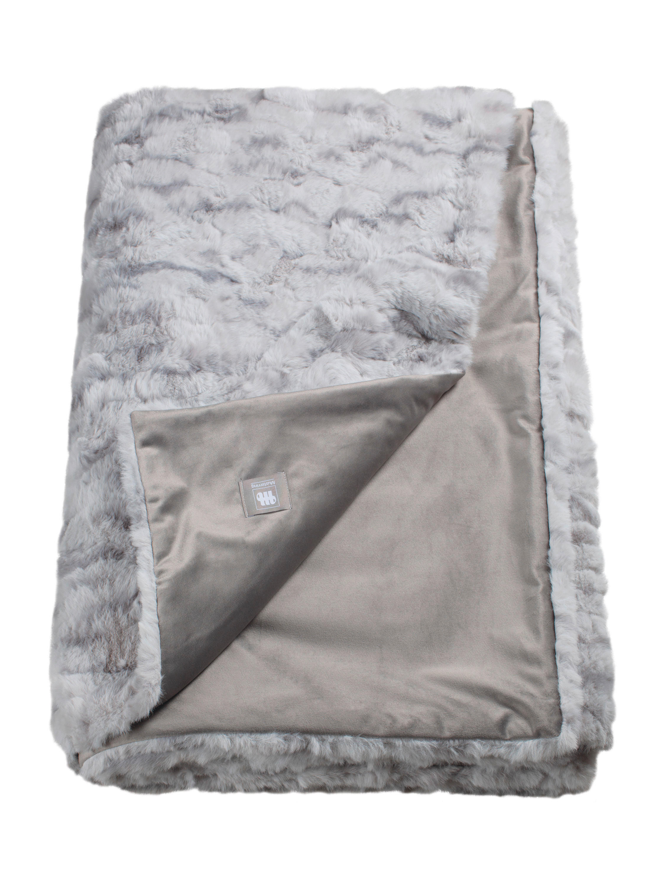 PLAID MR-Furry 130/170 cm  - Grau, Basics, Textil (130/170cm) - Musterring