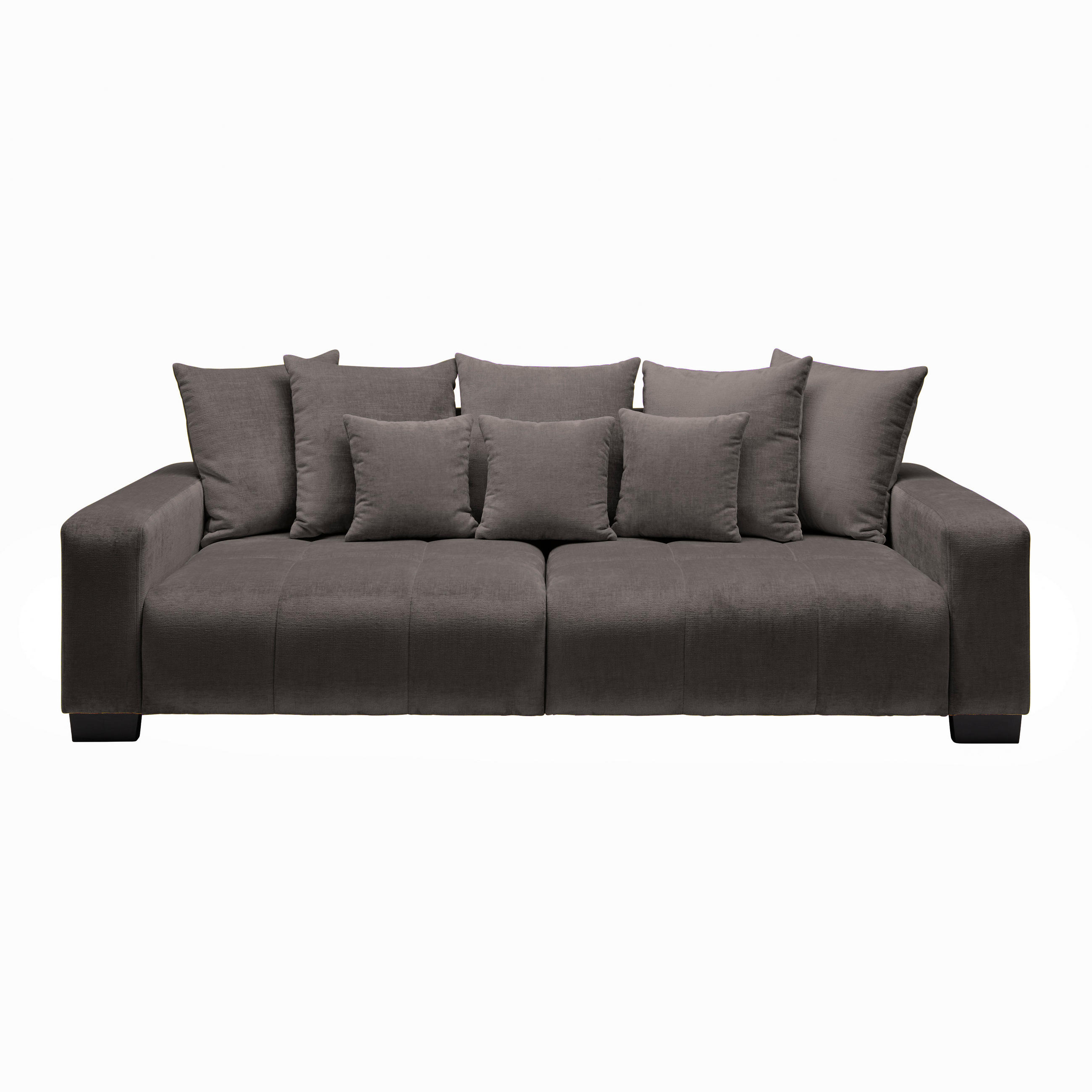 BIG SOFFA i grafitfärgad  - grafitfärgad/svart, Modern, trä (246/93/124cm) - MID.YOU