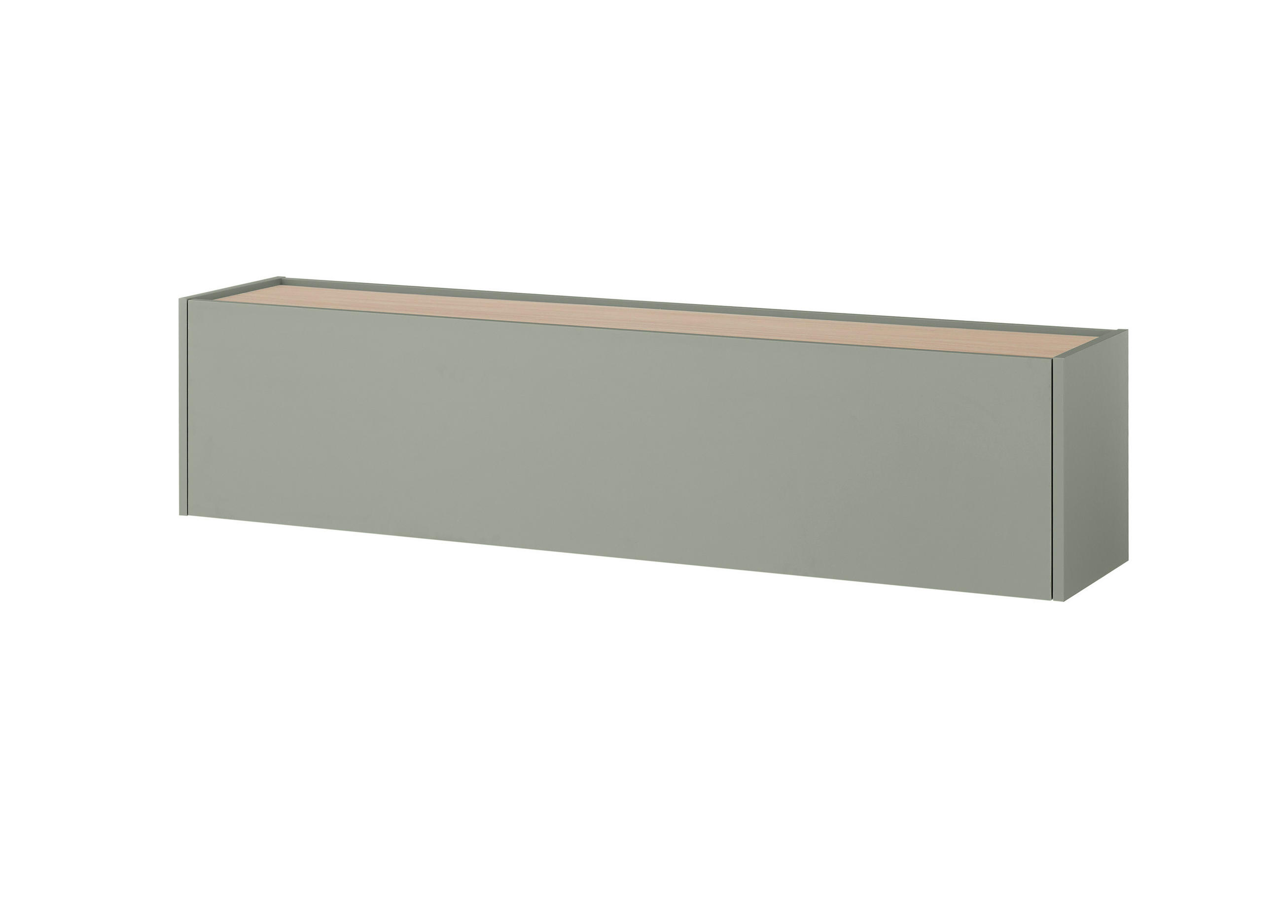 HÄNGEELEMENT Grün, Eichefarben  - Eichefarben/Grün, Design, Holzwerkstoff (150/35/30cm) - Modante