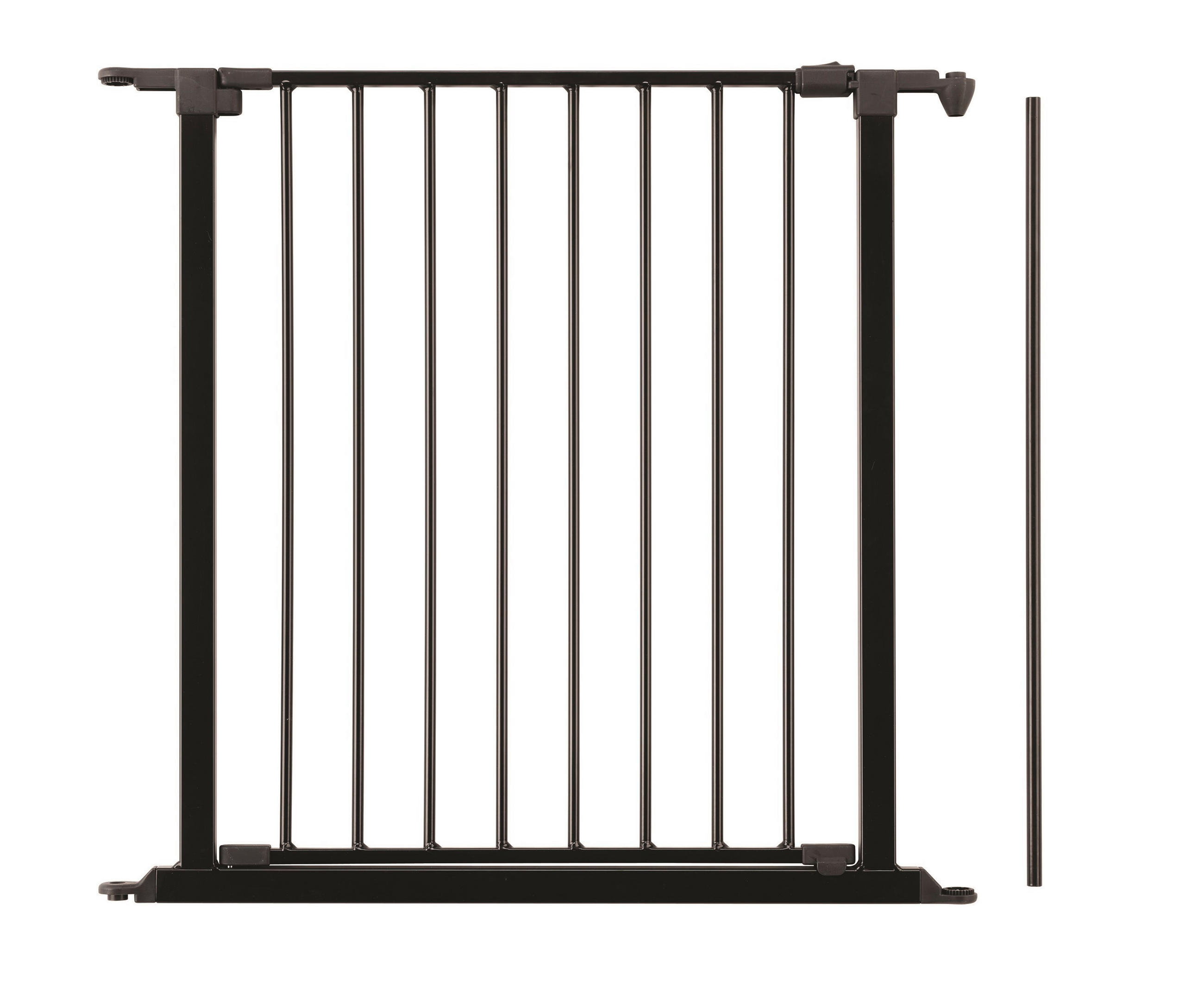 SCHUTZGITTERVERLÄNGERUNG 72/70,5 cm  - Schwarz, Basics, Metall (72/70,5cm) - Baby Dan
