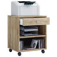 ROLLCONTAINER 45/54/38 cm  - Sonoma Eiche, Basics, Holzwerkstoff/Kunststoff (45/54/38cm) - MID.YOU
