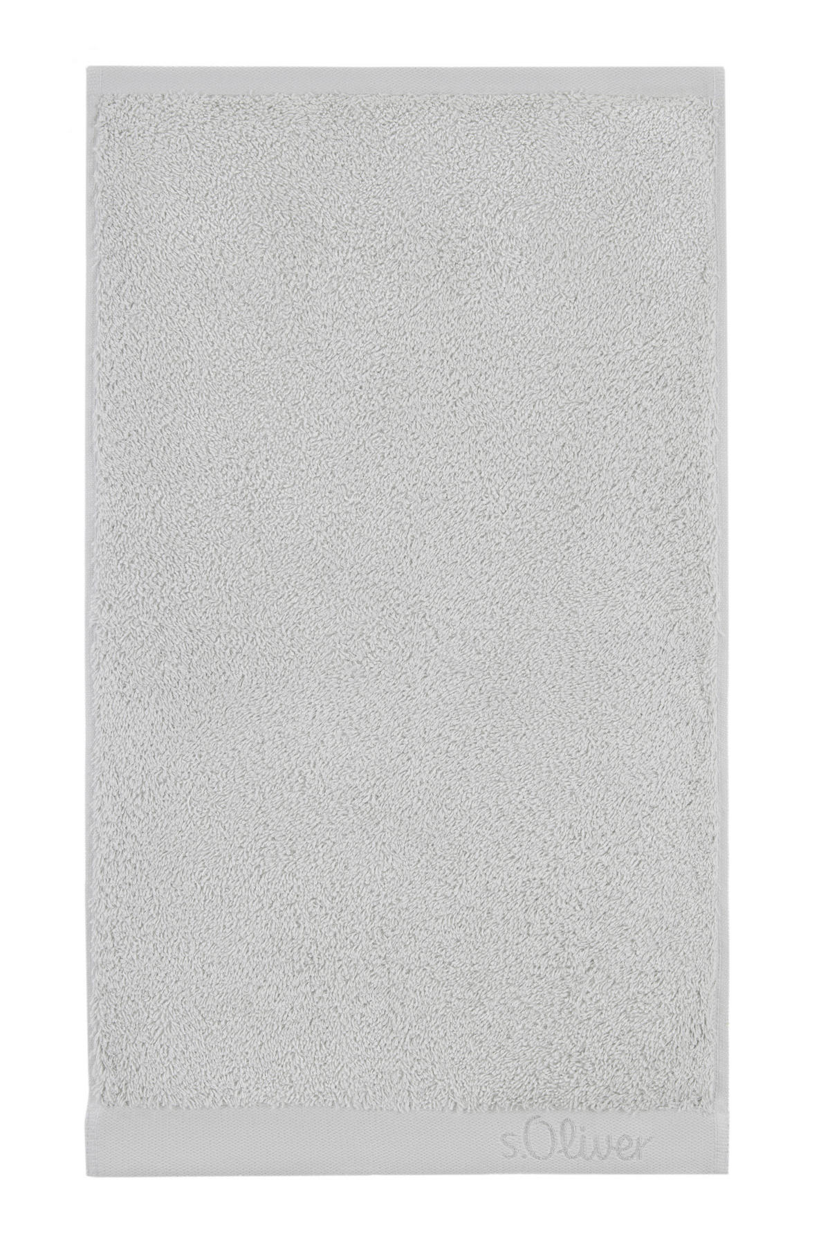 GÄSTETUCH s.Oliver Hellgrau 2-teilig 30/50 cm  - Hellgrau, Trend, Textil (30/50cm) - S. Oliver