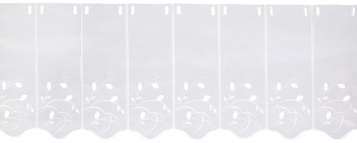 PERDEA SCURTĂ 45 cm  - alb, Konventionell, textil (45cm) - Esposa