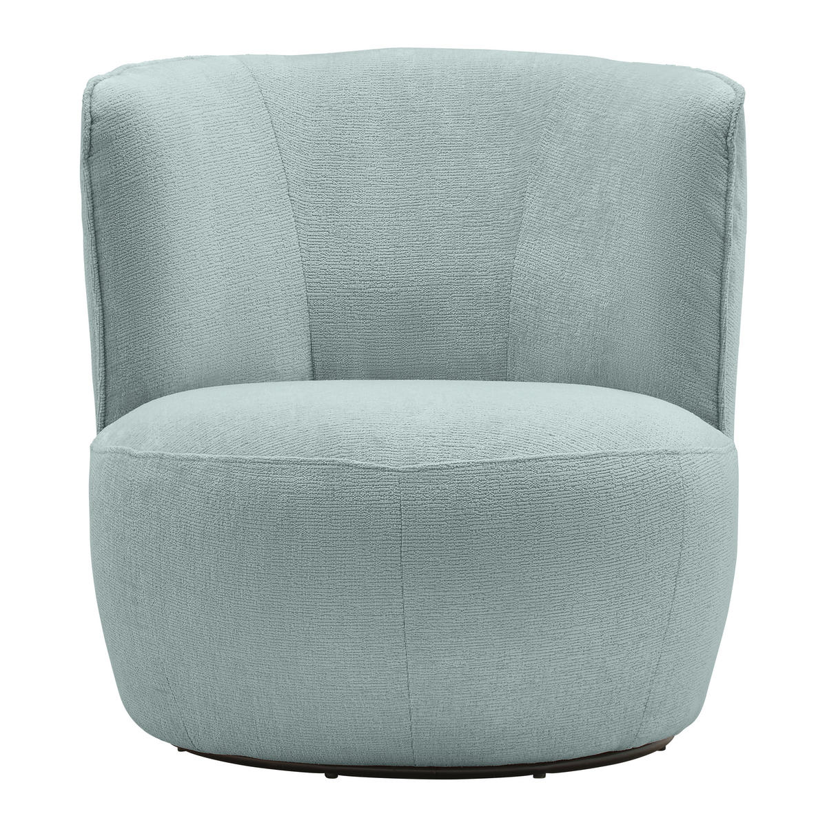 FÅTÖLJ i textil ljusblå  - ljusblå/svart, Modern, metall/textil (77/81/85cm) - MID.YOU