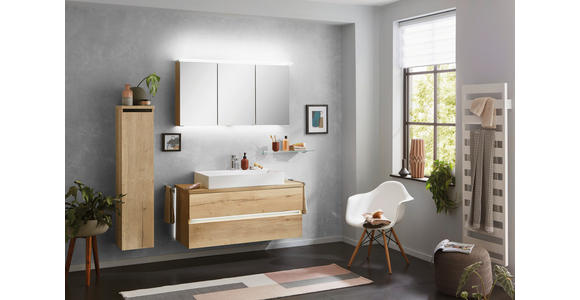 WASCHTISCHKOMBI 121 cm - Weiß, MODERN, Keramik/Holzwerkstoff (121cm) - Dieter Knoll