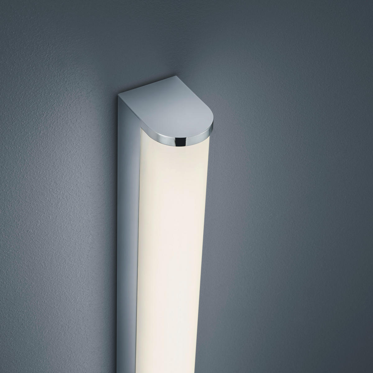 SPIEGELLEUCHTE Ponto 5/90/7 cm  - Chromfarben, Design, Kunststoff/Metall (5/90/7cm) - Helestra