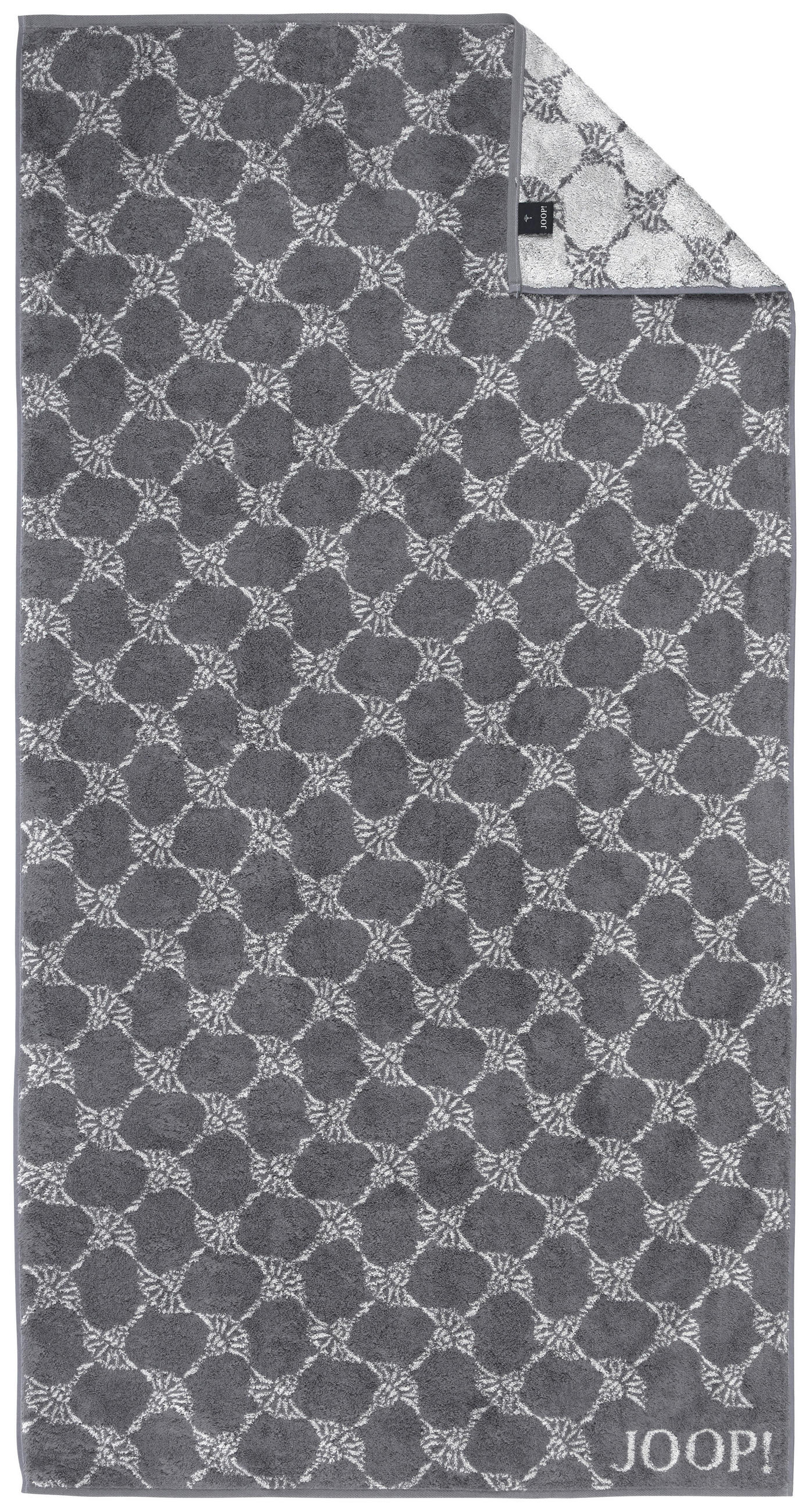 DUSCHTUCH CORNFLOWER 80/150 cm  - Anthrazit, Textil (80/150cm) - Joop!