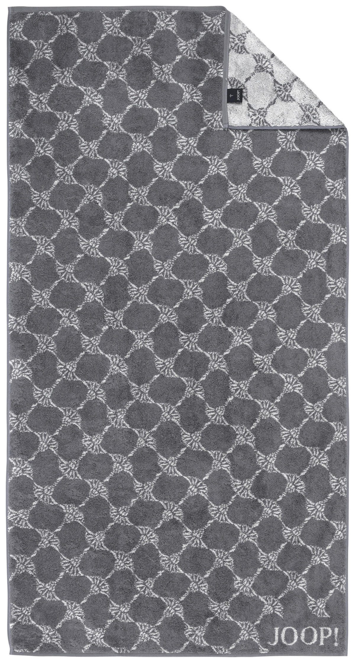 TÖRÖLKÖZŐ 80/150 cm antracit  - antracit, Design, textil (80/150cm) - Joop!