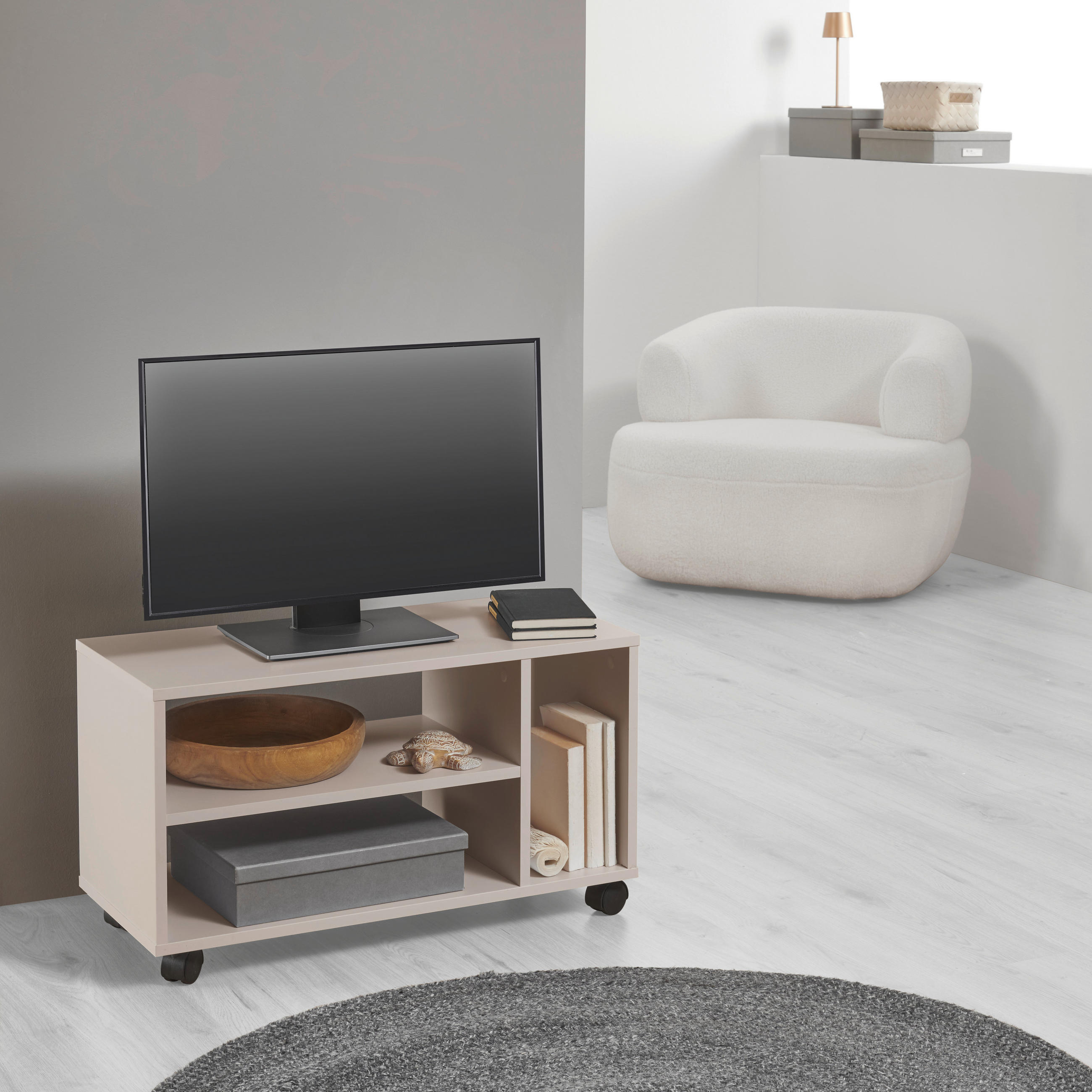 TV-ELEMENT - Kaschmir, Basics, Holzwerkstoff (73,5/42/33,5cm) - Boxxx