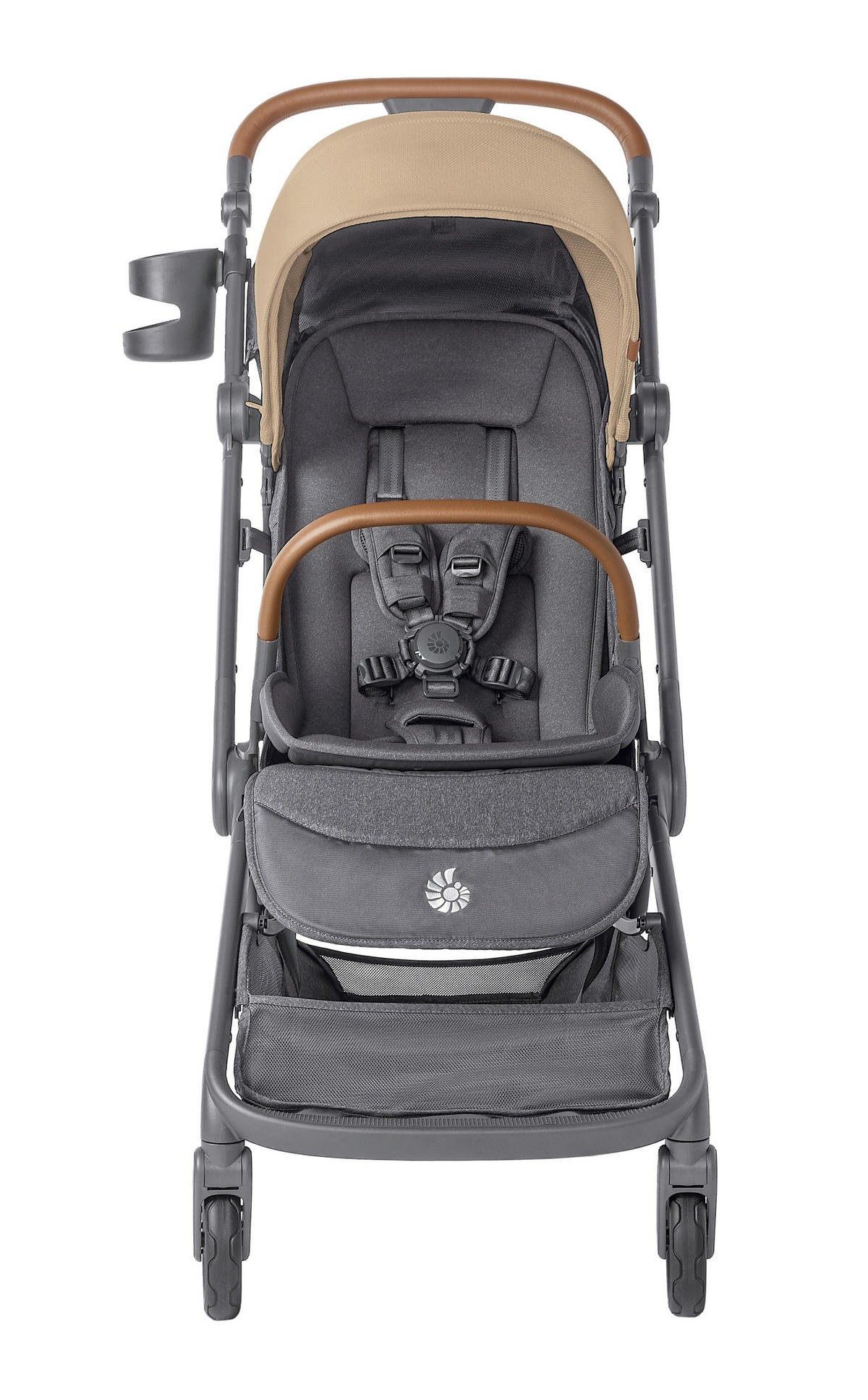 KIŠOBRAN KOLICA  METRO 3 DELUXE  - zlatno-braon, Osnovno, metal/tekstil (23/44cm) - Ergo Baby