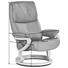 RELAXSESSEL Echtleder - Buchefarben/Orange, Design, Leder/Holz (84/105/86cm) - HIMOLLA