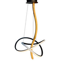 LED-HÄNGELEUCHTE 60/60/150 cm  - Schwarz, Design, Holz/Metall (60/60/150cm) - Waldwelt