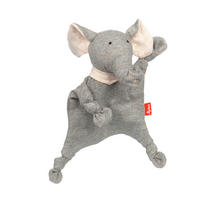 SCHMUSETUCH - Weiß/Grau, Basics, Textil (18/14/8cm) - Sigikid