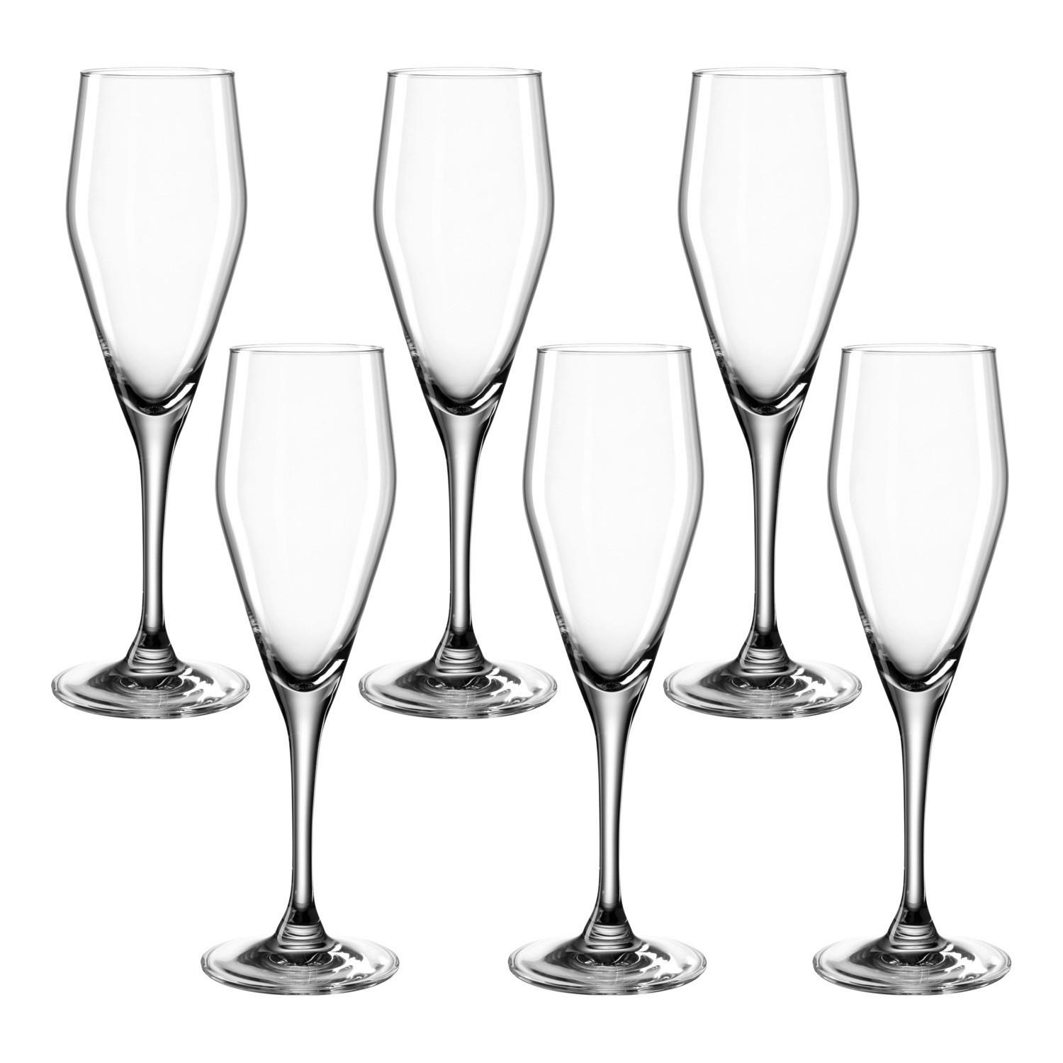 GLÄSERSET Twenty 4 6-teilig  - Transparent, KONVENTIONELL, Glas (220ml) - Leonardo