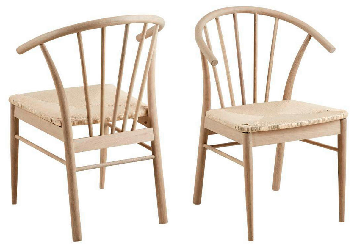 STOL MED ARMSTÖD 2 styck     - Design, trä (54/84/54cm) - Best Price