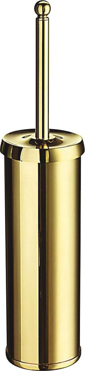 WC-BÜRSTENGARNITUR in Metall  Kunststoff   - Goldfarben, Basics, Kunststoff/Metall (0/42,5cm) - Smedbo