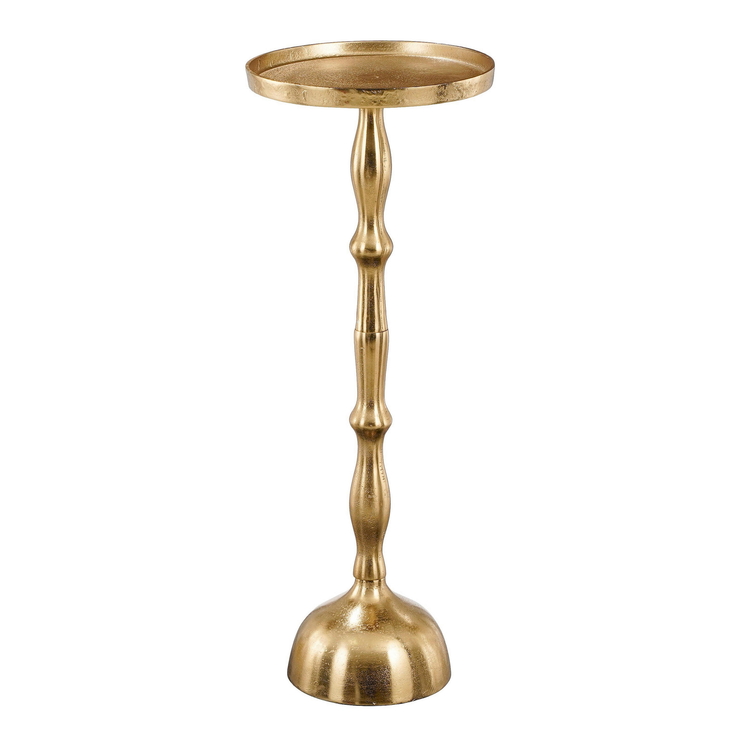 PRÍRUČNÝ STOLÍK, zlatá - zlatá, Basics, kov (25/25/66cm)