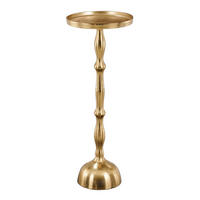 PRÍRUČNÝ STOLÍK, zlatá - zlatá, Basics, kov (25/25/66cm)