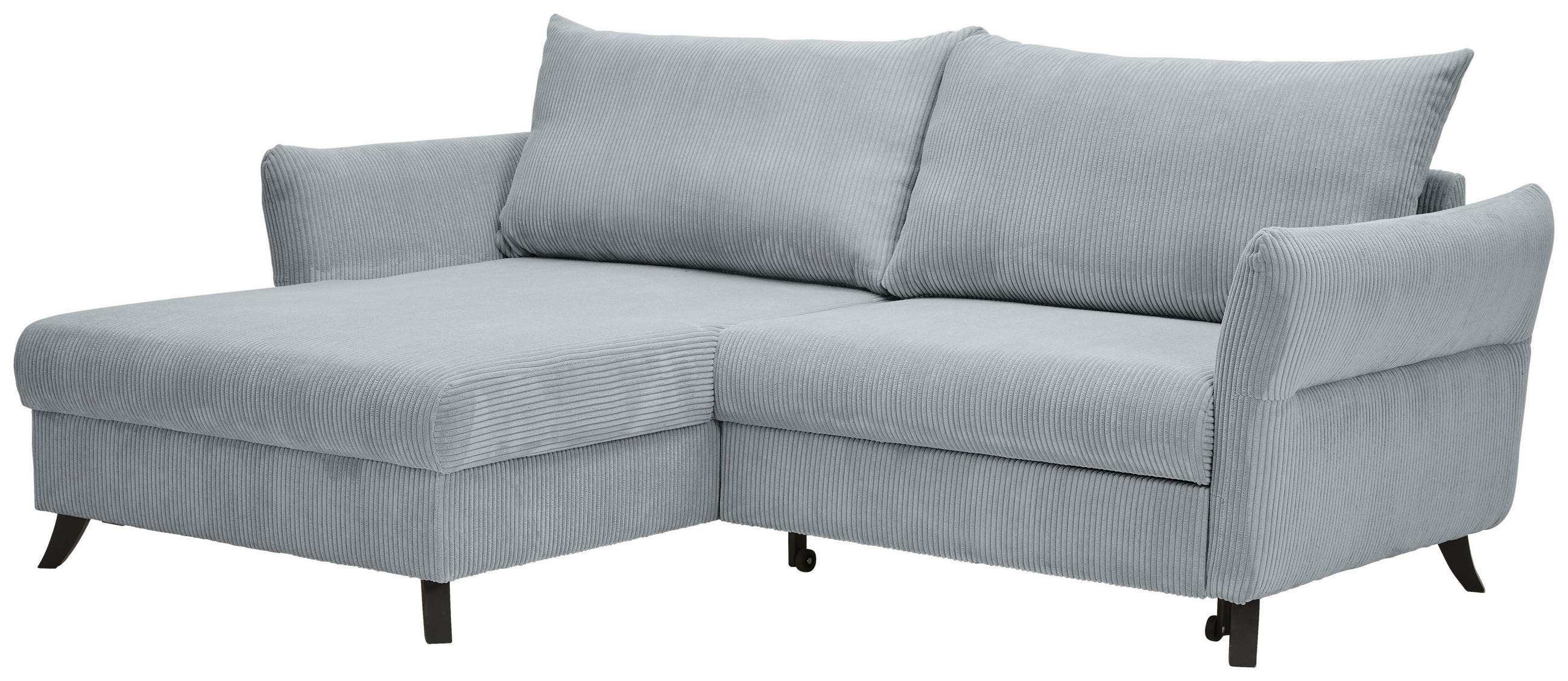 Thumbnail - Stylife Ecksofa, Hellgrau, Textil, 3-Sitzer, Füllung: Schaumstoff, Ottomane rechts, Ottomane links, L-Form, 245x159 cm, ...