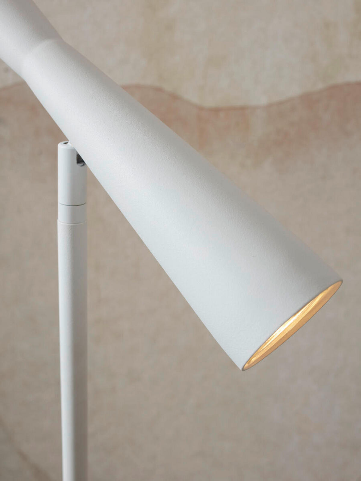 STEHLEUCHTE 22/25/145.5 cm    - Weiß, Trend, Metall (22/25/145.5cm) - It's about Romi