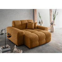 XXL-SESSEL - Goldfarben/Schwarz, MODERN, Kunststoff/Textil (181/87/155cm) - Livetastic