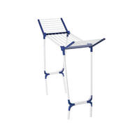 Wäscheständer Pegasus PEGASUS 81720 85/44/93 cm  - Blau/Weiß, Basics, Kunststoff/Metall (85/44/93cm) - Leifheit