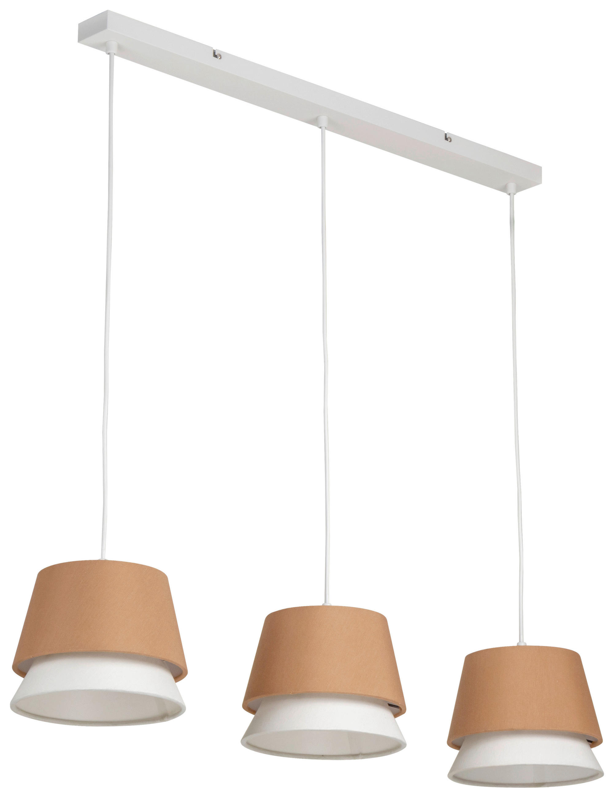 Collett's Monde Pendelleuchte Weiß, Mokka 20x130x90 cm