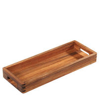SERVIERTABLETT Holz Akazie  - Akaziefarben, Basics, Holz (40/15/4.5cm) - Zassenhaus