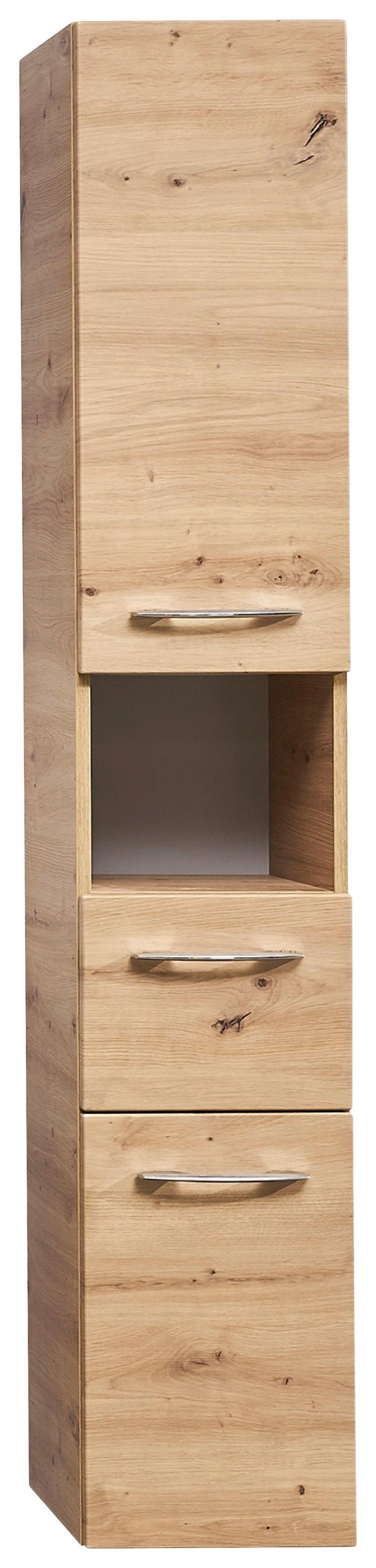 HOCHSCHRANK 30/168/33 cm  - Eichefarben, LIFESTYLE, Holzwerkstoff (30/168/33cm) - Sadena