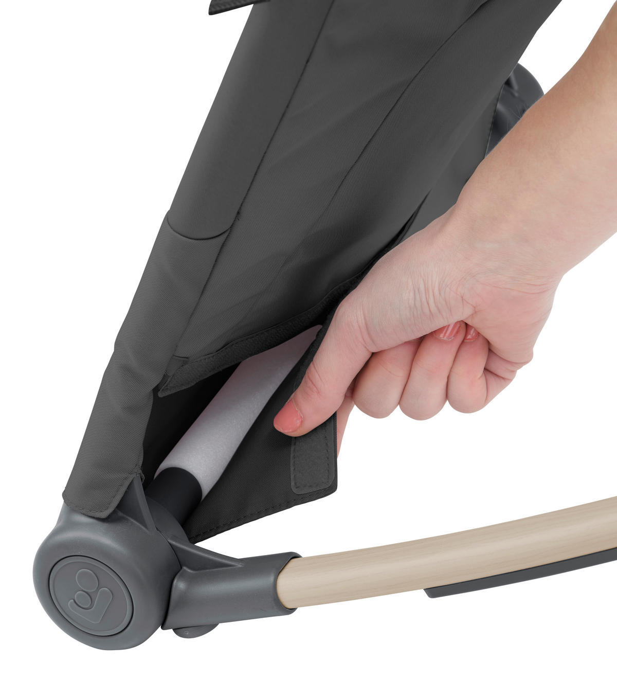 SCHAUKELWIPPE Loa   - Dunkelgrau, Basics, Textil/Metall (44,2/49,5/67,5cm) - Maxi-Cosi