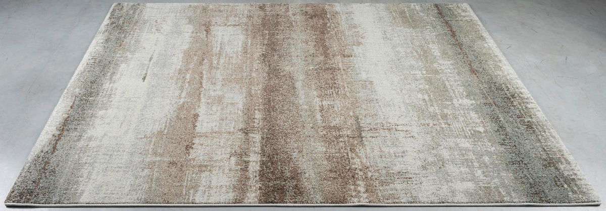 WEBTEPPICH  Wohnzimmer 160/230 cm Madison Creme, Grau, Rostfarben  - Rostfarben/Creme, Basics, Kunststoff/Textil (160/230cm) - Novel