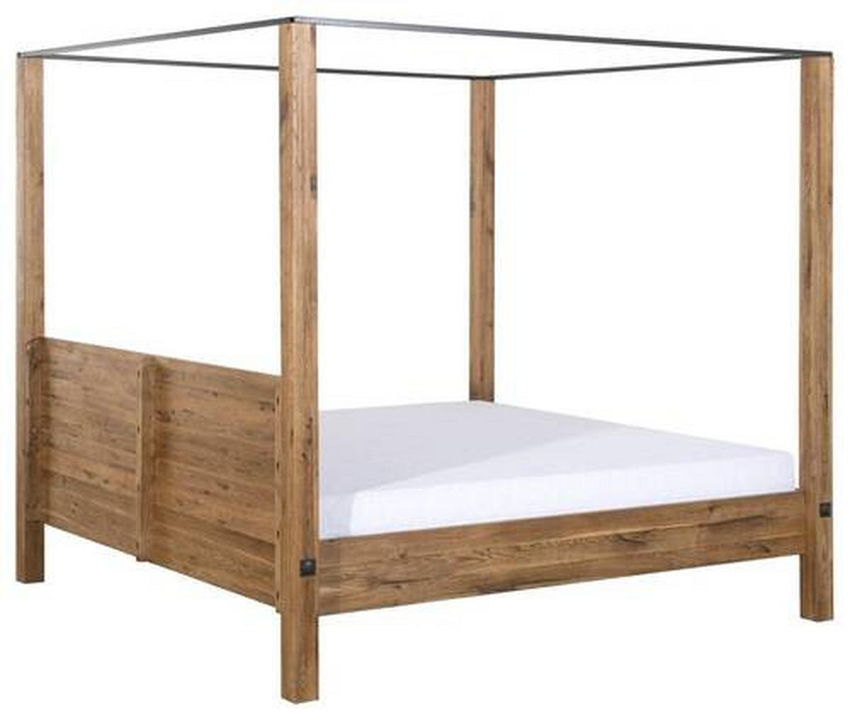 HIMMELBETT 160/200 cm  in Mooreichefarben  - Mooreichefarben, MODERN, Holz (160/200cm) - Livetastic