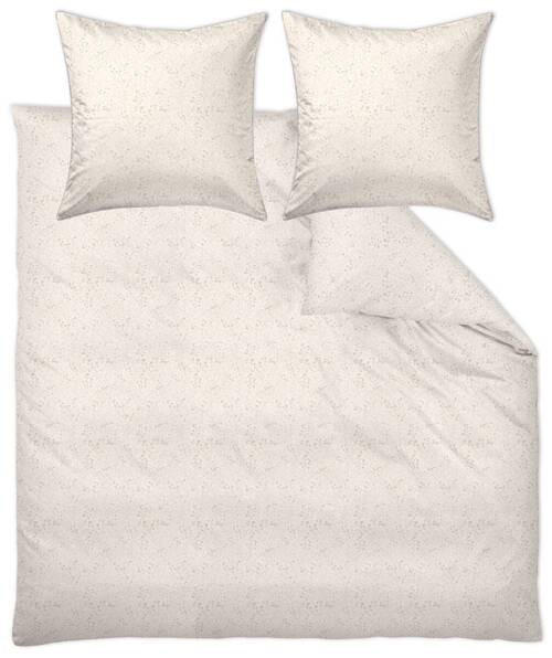 POSTELJNINA LOVE 240/220 cm damast biserna  - biserna, Konvencionalno, tekstil (240/220cm) - Curt Bauer