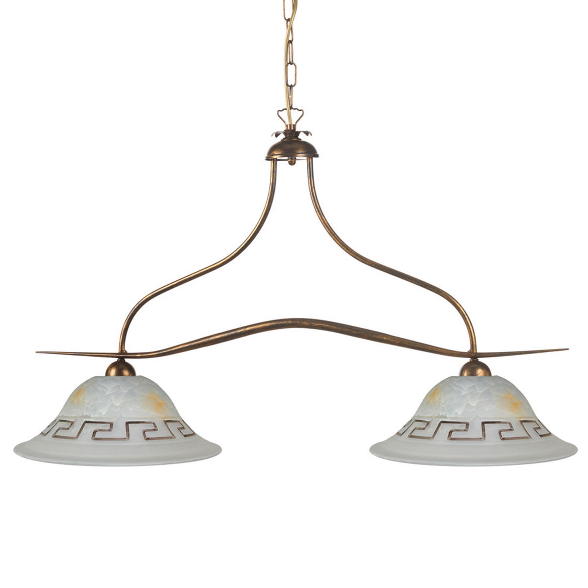 HÄNGELEUCHTE 4807 CORINNE 85/30/110 cm   - Braun, Basics, Metall (85/30/110cm)