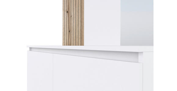 GARDEROBE  in 120/200/36,6 cm  - Eichefarben/Weiß, KONVENTIONELL, Holzwerkstoff (120/200/36,6cm) - Carryhome