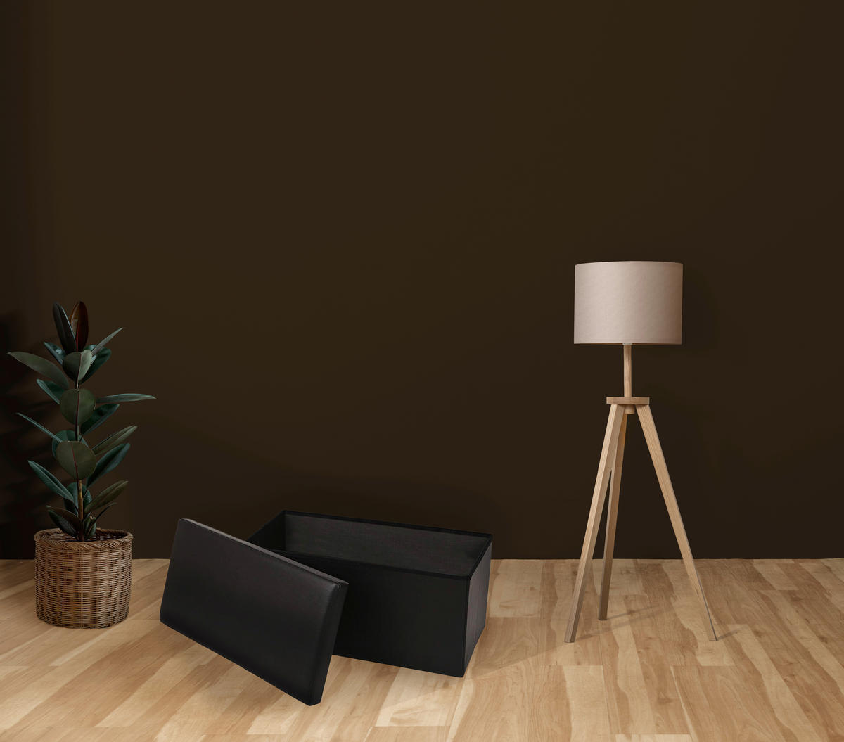 SITZBOX Uni  - Schwarz, Basics, Kunststoff (76/38/38cm) - Echtwerk