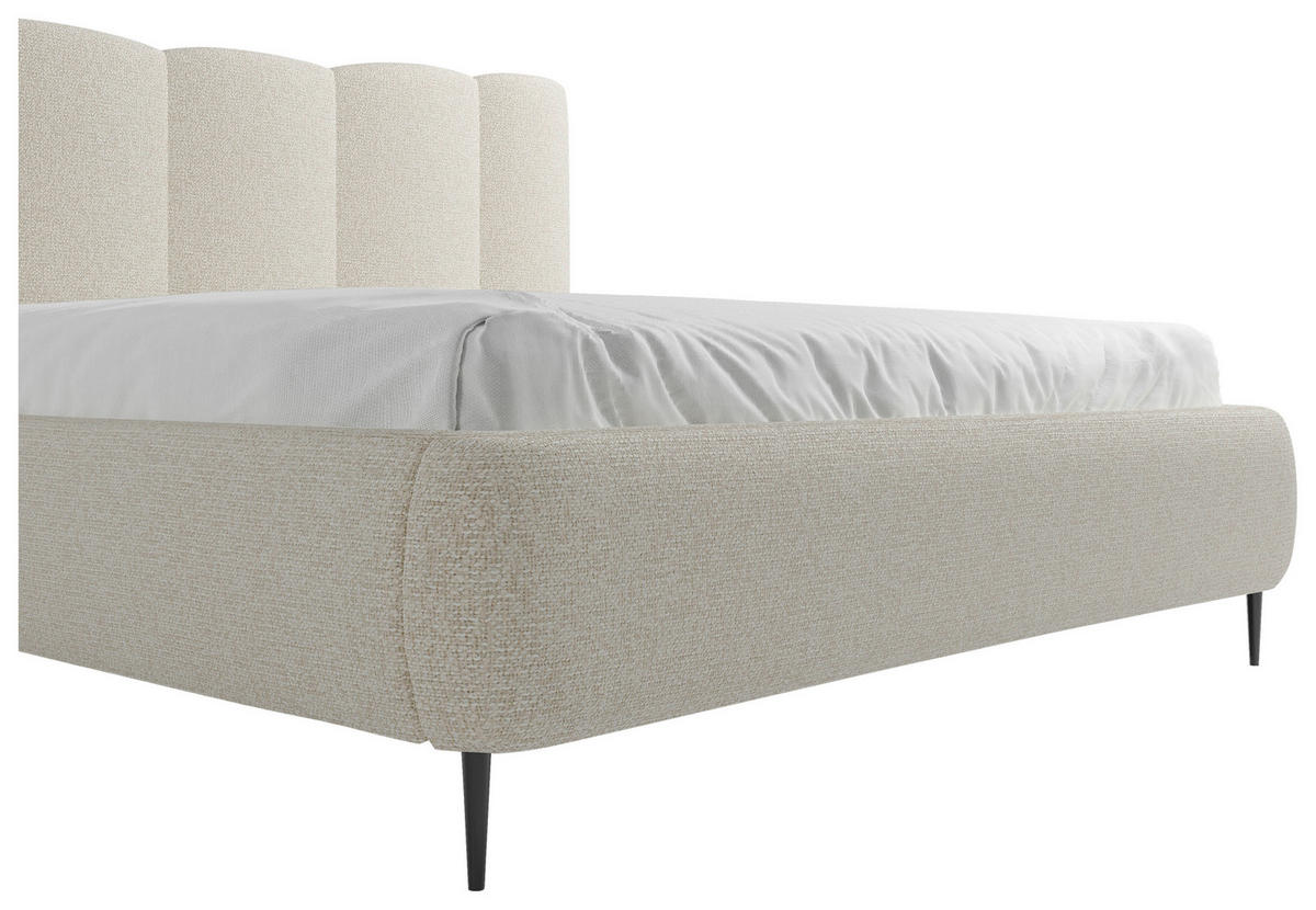 POLSTERBETT 180/200 cm  in Naturfarben  - Naturfarben, Modern, Holz/Holzwerkstoff (180/200cm) - MID.YOU