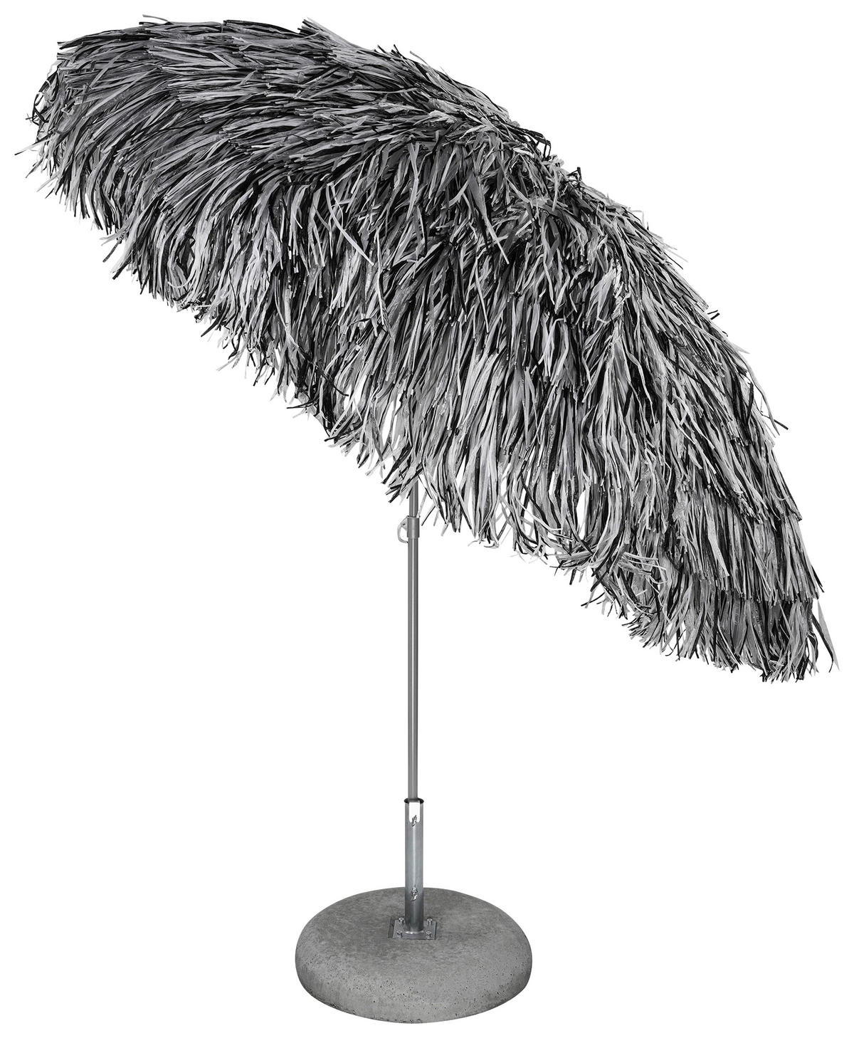 SONNENSCHIRM 200x200 cm Silberfarben  - Silberfarben/Alufarben, Design, Textil/Metall (200/200cm) - Jan Kurtz