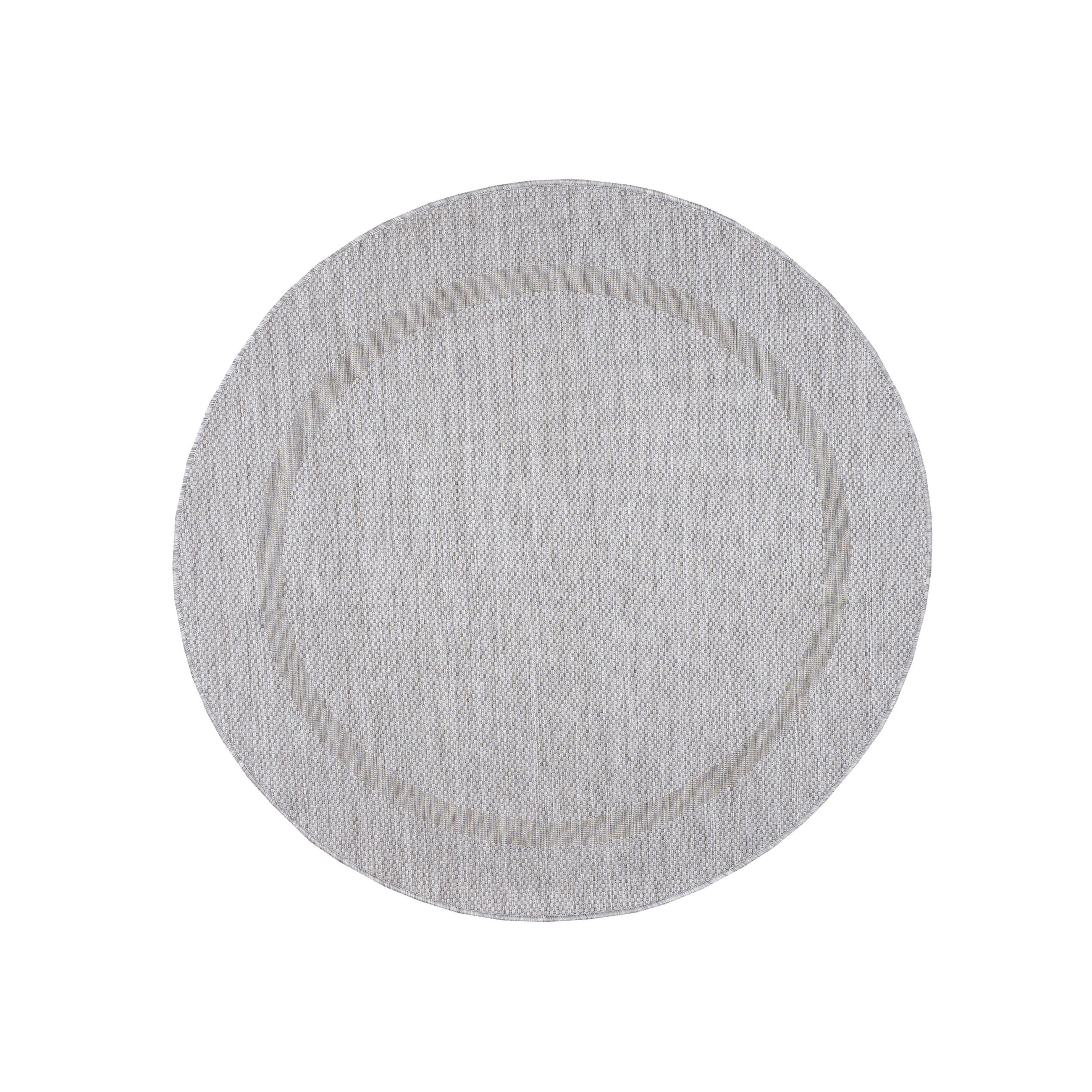 FLACHWEBETEPPICH 200/200 cm Relax Silberfarben  - Silberfarben, Basics, Textil (200/200cm) - Novel