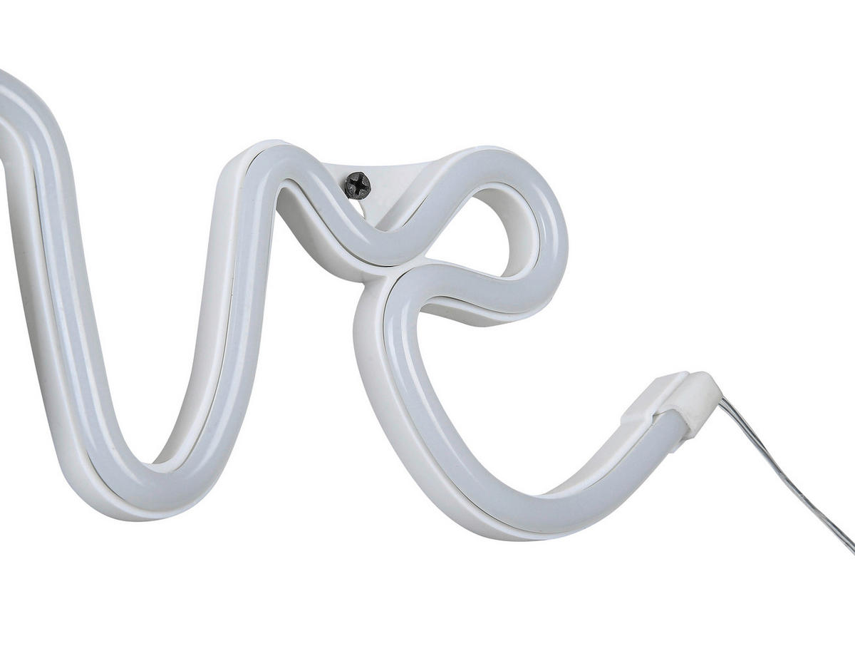 LED FALILÁMPA - áttetsző/fehér, Trend, műanyag (35/12,7/1,7cm) - Boxxx