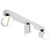 LED-DECKENSTRAHLER 80/6/19 cm  - Weiß, Design, Metall (80/6/19cm) - BOPP
