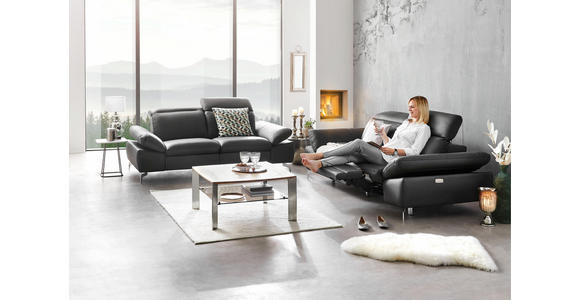 COUCHTISCH Eiche massiv quadratisch Braun, Edelstahlfarben, Eichefarben - Edelstahlfarben/Eichefarben, KONVENTIONELL, Glas/Holz (80/80/41cm) - Linea Natura