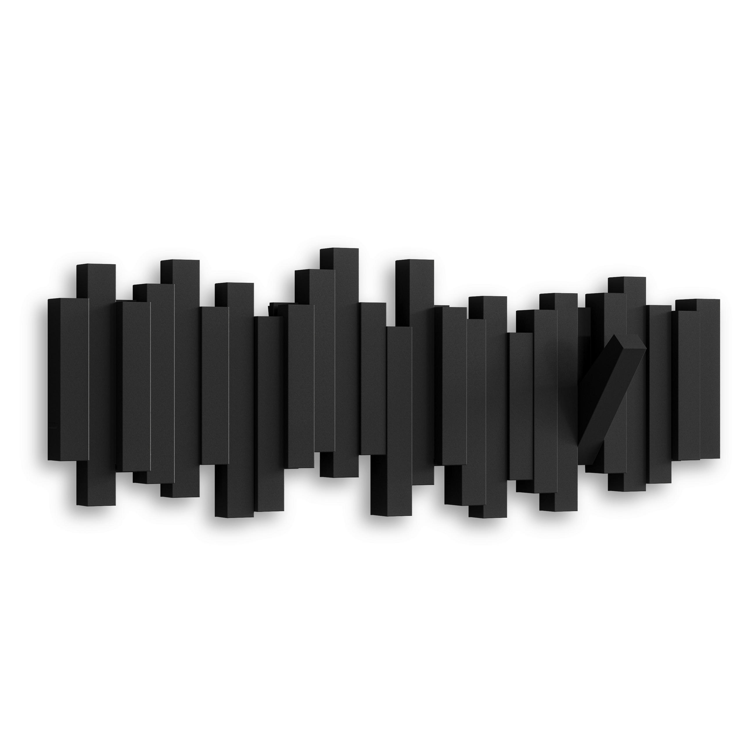 GARDEROBENLEISTE  in Schwarz  - Schwarz, Design, Kunststoff (49/18/3cm) - Umbra