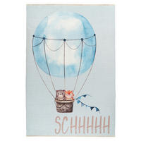 KINDERTEPPICH 115/170 cm My Greta  - Weiß/Grau, Trend, Textil (115/170cm) - Obsession