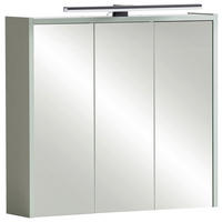 SPIEGELSCHRANK 65/62,7/16 cm  - Pastellgrün/Hellgrün, KONVENTIONELL, Glas/Holzwerkstoff (65/62,7/16cm) - Stylife