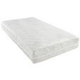 TASCHENFEDERKERNMATRATZE 90/200 cm  - Weiß, Basics, Textil (90/200cm) - Sleeptex