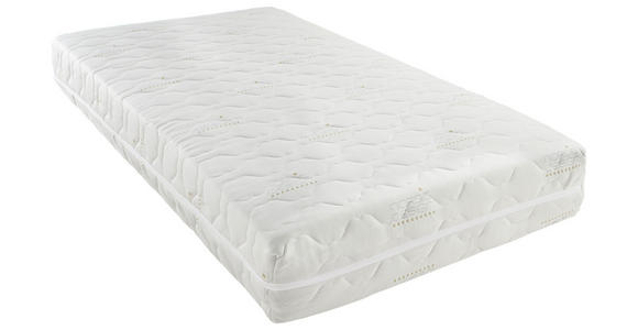 TASCHENFEDERKERNMATRATZE 90/200 cm - Weiß, Basics, Textil (90/200cm) - Sleeptex